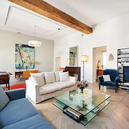 Penthouse Marais Terrasse Apartment